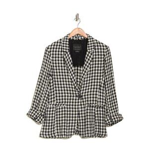 SANCTUARY Ellis Gingham Blazer